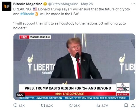 Trump's Crypto Holdings Exceed $10M, Boosted By $TRUMP Coin